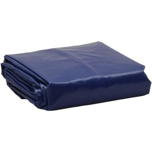 vidaXL Dekzeil 650 g/m² Ø 2,8 m blauw