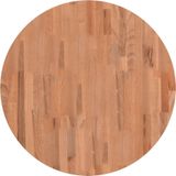 vidaXL Tafelblad rond Ø70x4 cm massief beukenhout