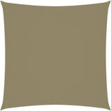 vidaXL Zonnescherm vierkant 6x6 m oxford stof beige