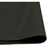 vidaXL Keukenmat wasbaar koffietekst 45x150 cm fluweel