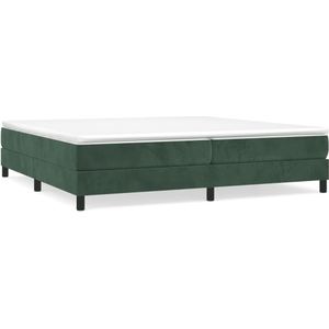 vidaXL-Boxspringframe-fluweel-donkergroen-200x200-cm