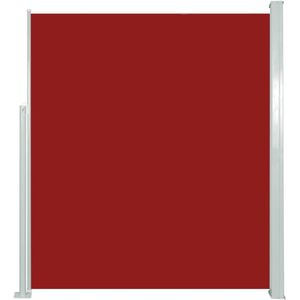 vidaXL Windscherm uittrekbaar 160x500 cm rood