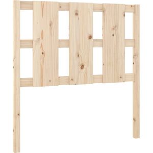 vidaXL Hoofdbord 95,5x4x100 cm massief grenenhout
