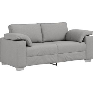 vidaXL Loveseat Sofa - Cloud Grijs, 140 cm Stof