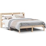 vidaXL Bedframe zonder matras massief grenenhout 120x190 cm