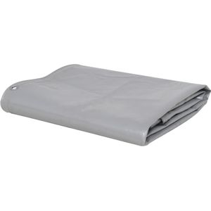 vidaXL Dekzeil 650 g/m² 1,5x10 m grijs