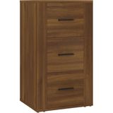 VidaXL Dressoir 40x33x70 cm - Bewerkt Hout - Bruineikenkleurig