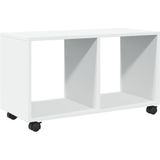 vidaXL - Rolkastx33x42,5 - cm - bewerkt - hout - wit