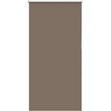 vidaXL Rolgordijn verduisterend koffie 80x130 cm stofbreedte 75,7 cm