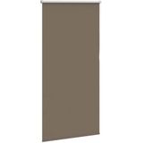 vidaXL Rolgordijn verduisterend koffie 80x130 cm stofbreedte 75,7 cm