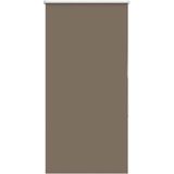 vidaXL Rolgordijn verduisterend koffie 80x130 cm stofbreedte 75,7 cm