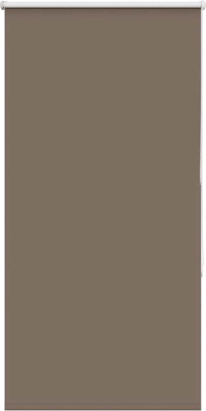vidaXL Rolgordijn verduisterend koffie 80x130 cm stofbreedte 75,7 cm
