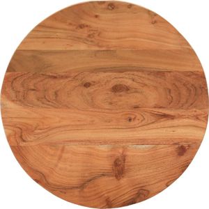 vidaXL Tafelblad rond Ã 50x2,5 cm massief acaciahout