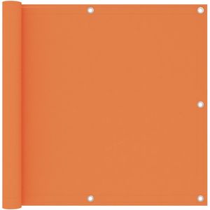 vidaXL Balkonscherm 90x400 cm oxford stof oranje