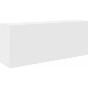 vidaXL Badkamerwandkast 100x25x40 cm bewerkt hout wit