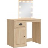 VidaXL-Kaptafel-met-LED-verlichting-90x42x132,5-cm-sonoma-eikenkleurig