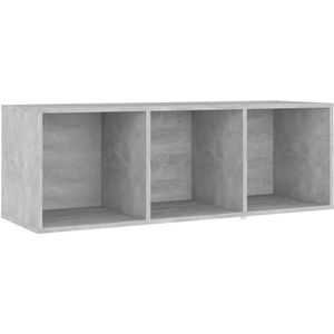 vidaXL Tv-meubel 107x35x37 cm spaanplaat betongrijs