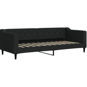 vidaXL Slaapbank 80x200 cm stof zwart