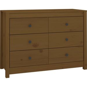 vidaXL-Dressoir-100x40x72-cm-massief-grenenhout-honingbruin