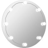 VidaXL-Wandspiegel-zonder-lijst-met-LED-lampen-rond-glas