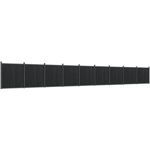 vidaXL Schuttingpaneel 1564x186 cm HKC grijs