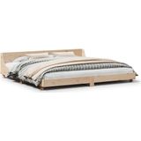 vidaXL Bedframe - Massief Grenenhout - 180x200 cm - Zonder Matras