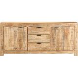 vidaXL Dressoir 175x40x75 cm ruw mangohout