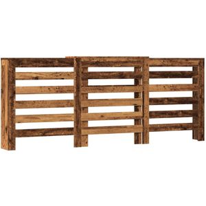 vidaXL Radiatorombouw 205x21,5x83,5 cm bewerkt hout oud hout