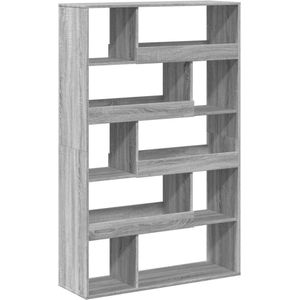 vidaXL Boekenkast 100x33x156,5 cm bewerkt hout grijs sonoma eikenkleur