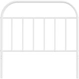 vidaXL Hoofdbord metaal wit 100 cm