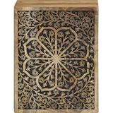 vidaXL Badkamerwandkast 38x33x48 cm massief mangohout