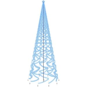 vidaXL Kerstboom met grondpin 3000 LED's blauw 800 cm