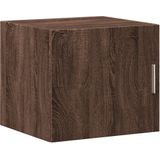 vidaXL Wandkast 45x42,5x40 cm bewerkt hout bruin eikenkleurig