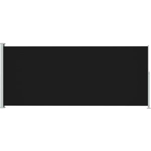 vidaXL Tuinscherm uittrekbaar 220x500 cm zwart