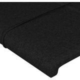 vidaXL - Hoofdborden - 2 - stx5x78/ - cm - stof - zwart