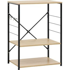 vidaXL-Magnetronkast-60x39,6x79,5-cm-bewerkt-hout-zwart-en-eikenkleur