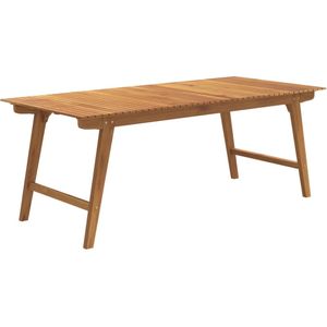 vidaXL Tuintafel 200x90x75 cm massief acaciahout