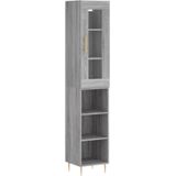 vidaXL-Hoge-kast-34,5x34x180-cm-bewerkt-hout-grijs-sonoma-eikenkleurig