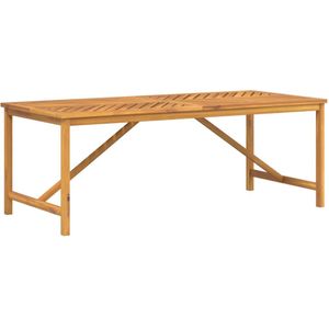 VidaXL Tuintafel 200x90x74 cm - Massief Acaciahout