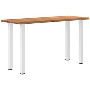 vidaXL Bartafel rechthoekig 200x80x112 cm massief eikenhout lichtbruin