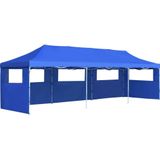 vidaXL-Vouwtent-pop-up-met-5-zijwanden-3x9-m-blauw