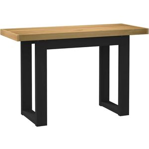 vidaXL Bureau NOAIN - U-vormige Poten - 120x50x75 cm - Massief Hout