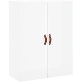 VidaXL Wandkast 69,5x34x90 cm Hoogglans Wit