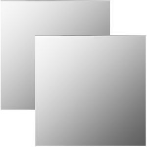 vidaXL-Wandspiegels-2-st-vierkant-60x60-cm-glas