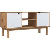 vidaXL-Tv-meubel-OTTA-113,5x43x57-cm-massief-grenenhout-bruin-en-wit