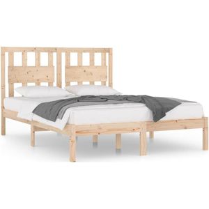 vidaXL - Bedframe - massief - grenenhoutx200 - cm