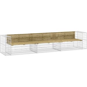 vidaXL-Tuinbank-schanskorfontwerp-347x71x65,5-cm-geïmpregneerd-hout