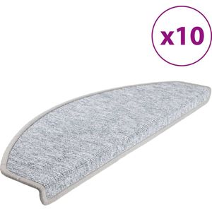 vidaXL-Trapmatten-10-st-65x24x4-cm-lichtgrijs