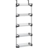 VidaXL-Deurorganizer-met-5-schappen-52x20x135-cm-aluminium