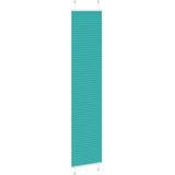 vidaXL Plissé rolgordijn 45x200 cm stofbreedte 44,4 cm petrol groen